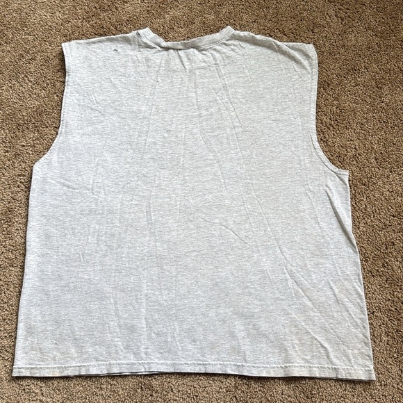 Vintage 1996 Atlanta Braves MLB Distressed Muscle Tank Top - Picture 2 of 8